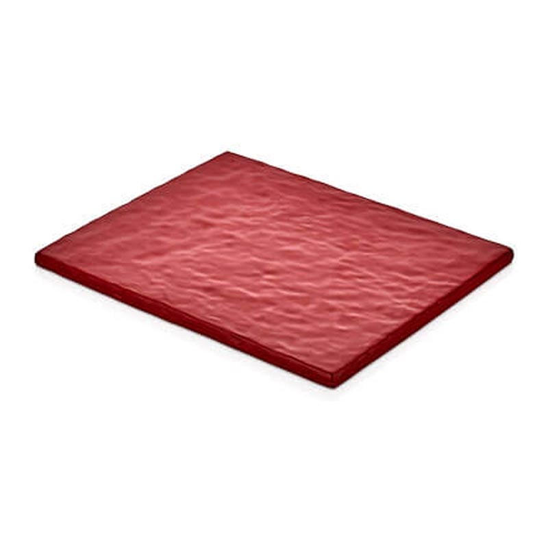 Külsan 17012.R Thermoset Pano Taş Efektli GN 1/2 26.5x32.5 cm Kırmızı