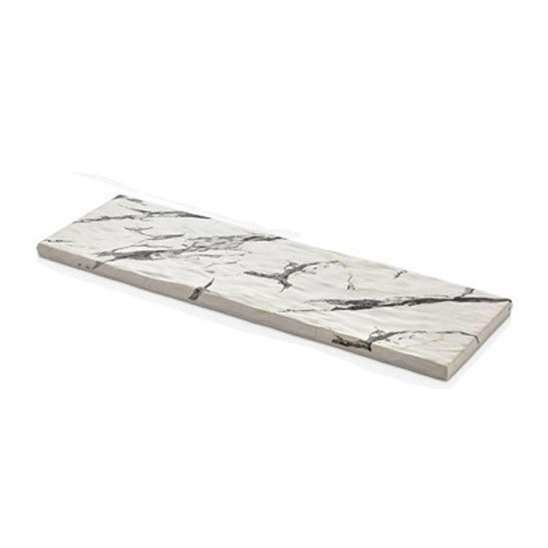 Külsan 17024.CWM Thermoset Pano Mermer Görünümlü GN 2/4 53x16.3 cm Beyaz