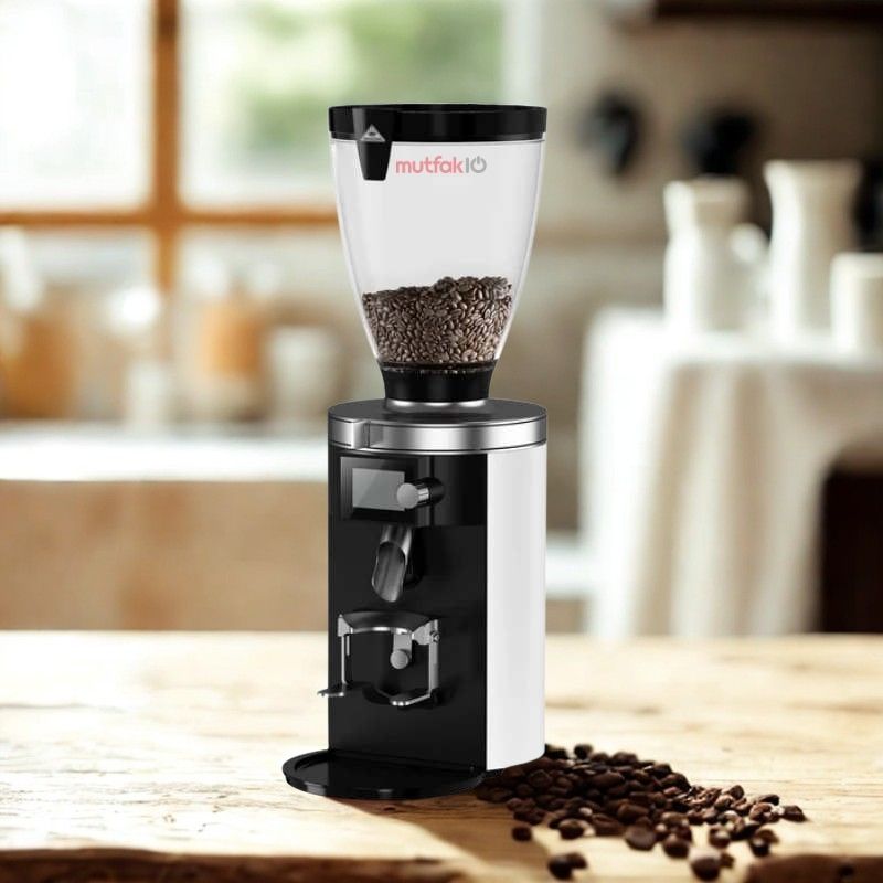 Mahlkönig E65S مطحنة قهوة إسبريسو بيضاء