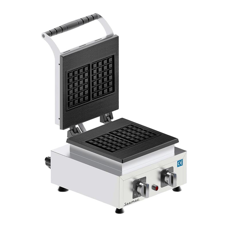 Seamac WFF2 Kare Model Tekli Waffle Makinesi, Elektrikli
