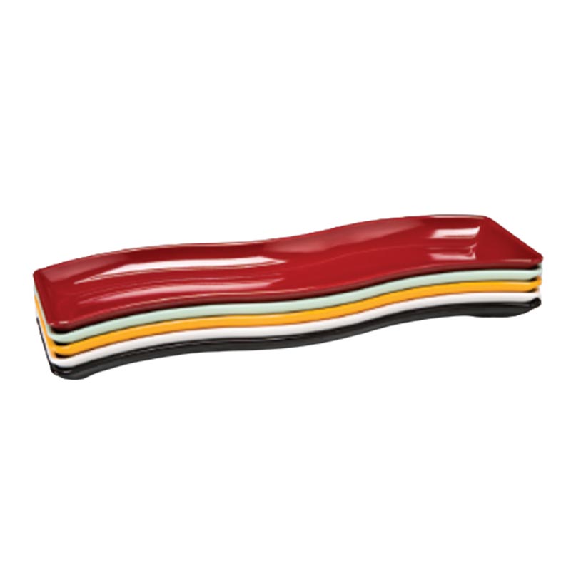Zicco K-1071 S Model Melamin Teşhir Tabağı 60x18x4 Beyaz