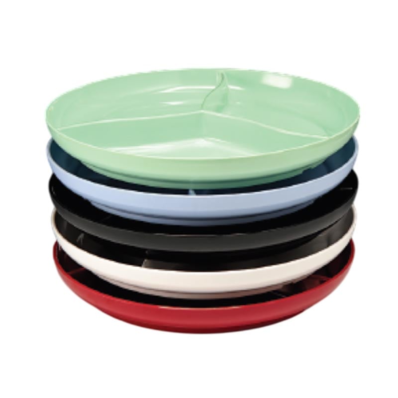 Zicco K-5347-B Yuvarlak Melamin Teşhir Tabağı 39x5 cm Turuncu
