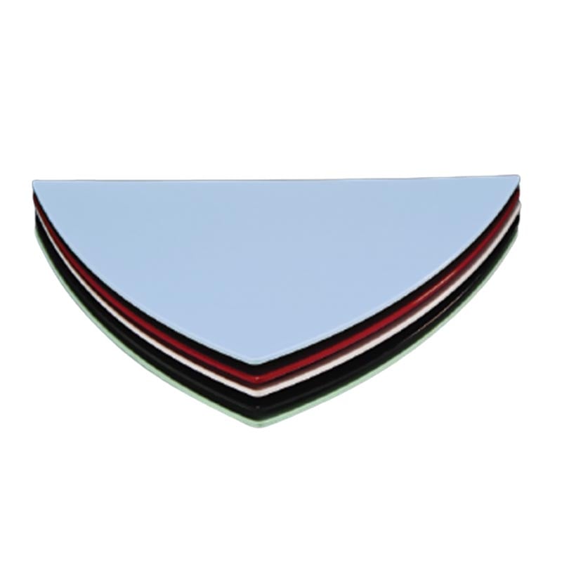 Zicco K-654 Melamin Üçgen Teşhir Tabağı 47.5 cm Beyaz