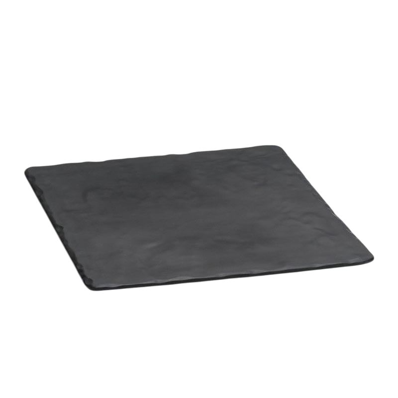 Zicco K-9500 Taş Model Melamin Teşhir Tabağı 26x32 cm Siyah