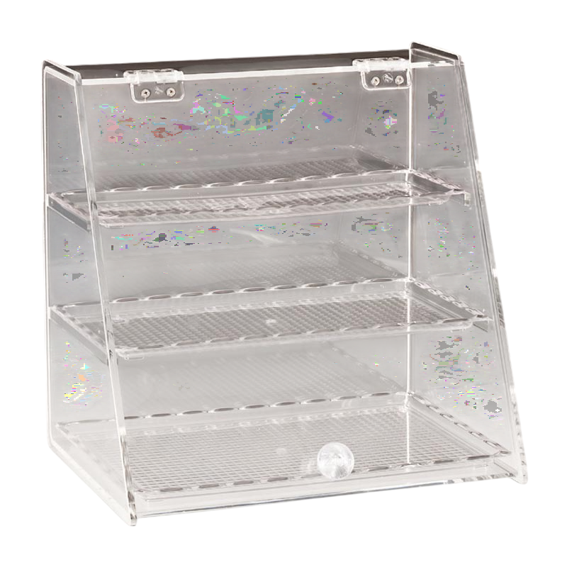 Zicco ZCP-340 Tepsili Polikarbon Teşhir Standı 3 Katlı 34 cm
