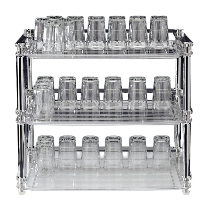 Zicco ZCP-672 Polikarbon Tepsili Bardak Standı 53x33x h:46 cm