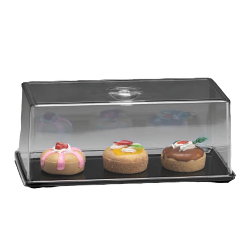 Zicco ZCP-849 Polikarbon Kapaklı Melamin Altlı Fanus 18x35 cm