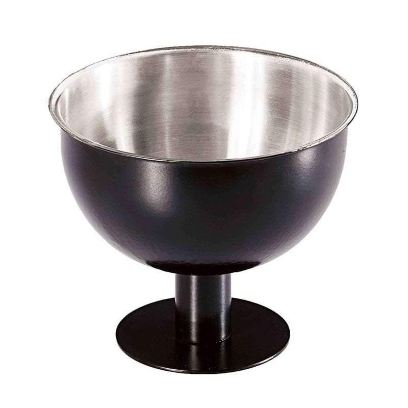 Biradlı BRD-3074 Çelik Punch Kasesi, 20x20 cm, Siyah