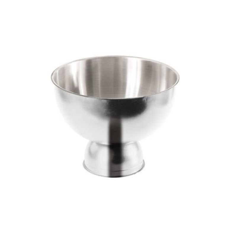 Biradlı BRD-3076 Ayaklı Çelik Punch Kasesi, Ayaklı, 28x24 cm