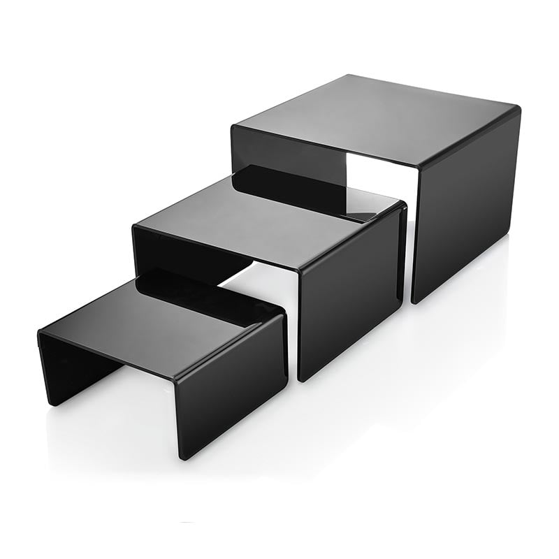 Biradlı BRD-ZG-01 Pleksi Teşhir Standı, Pleksi, 30x30x20 cm