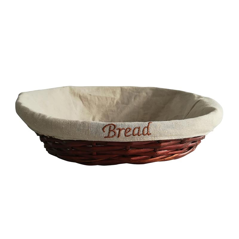 Biradlı GRV-903-L Yuvarlak Konik Ekmek Sepeti, 45x7/17 cm