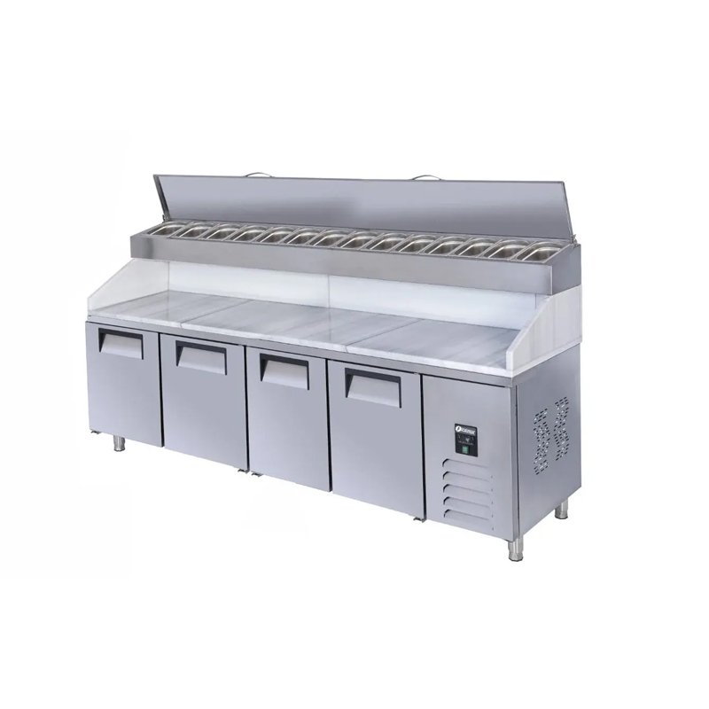 İceinox PTS-HM 650 CR Mermerli Make Up 4 Kapılı Buzdolabı 650 L 430 K 250x70x130 cm