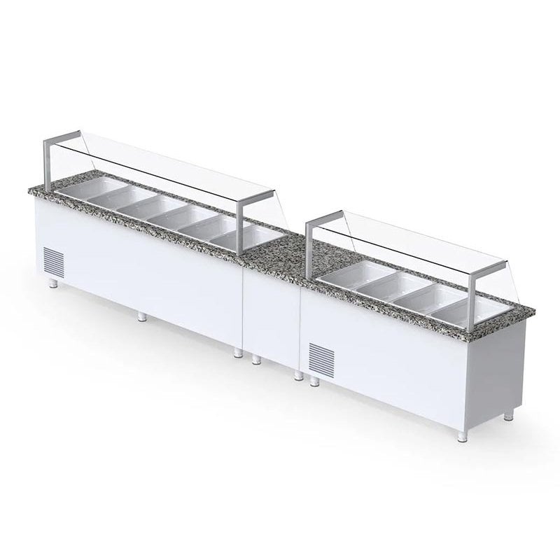 İceinox STT F 515 CR 3 Kapılı Servis Buzdolabı 304 K 200x80x132 Cm 515 L