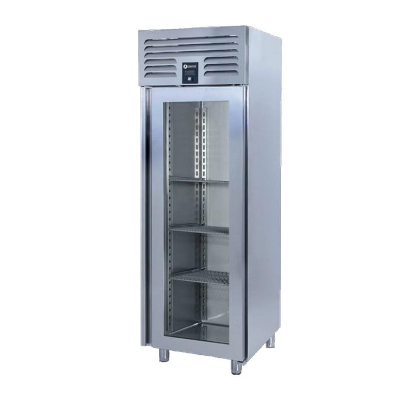 İceinox VTS 520 N VG CR Dik Tip 1 Cam Kapılı Snack Ve GN Derin Dondurucu 520 L 430 K 70x77x210 Cm