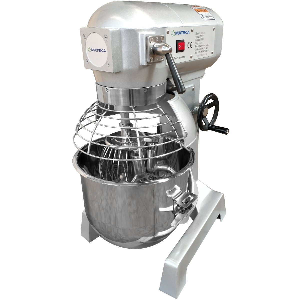 Mateka CRB30M Planet Mikser 3 Hız 30 L 220V
