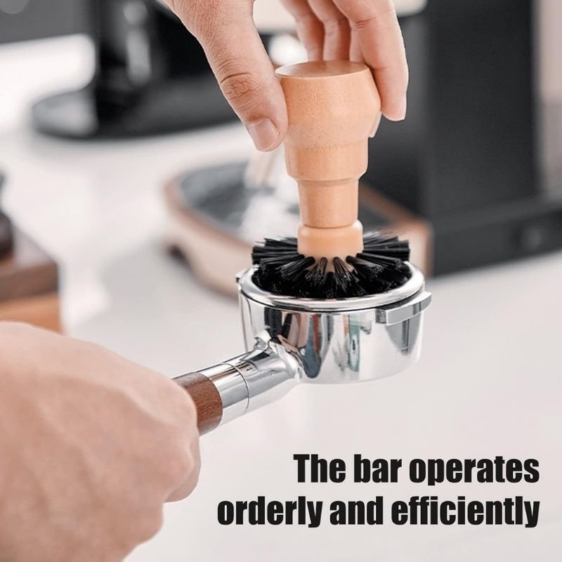 Mutfak10 Barista Portafiltre Temizleme Fırçası 58 mm