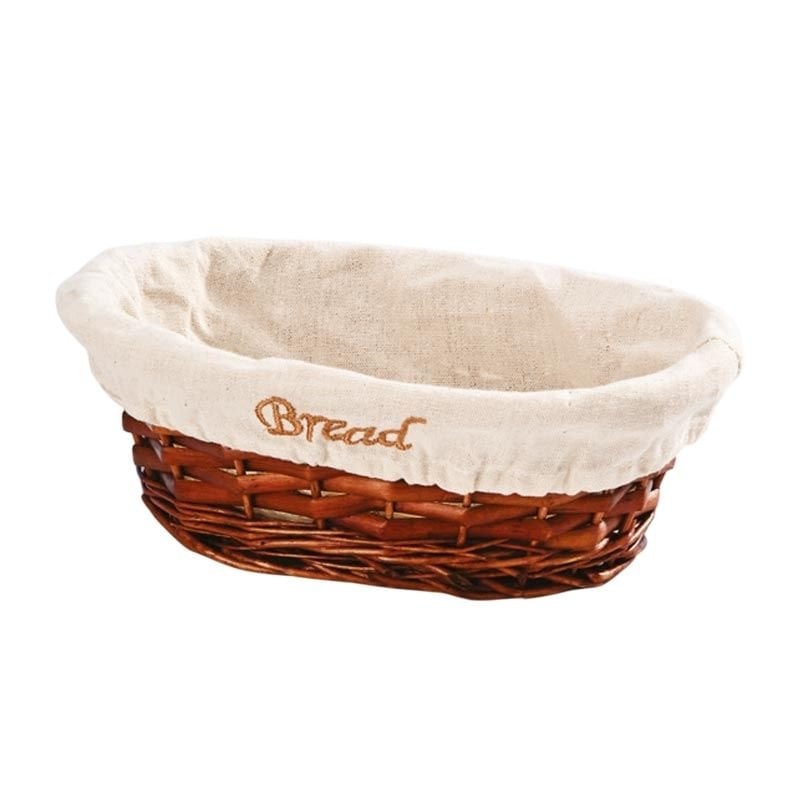 Zicco JN-25177 Oval Ekmek Sepeti 24x17x7 cm Koyu Renk
