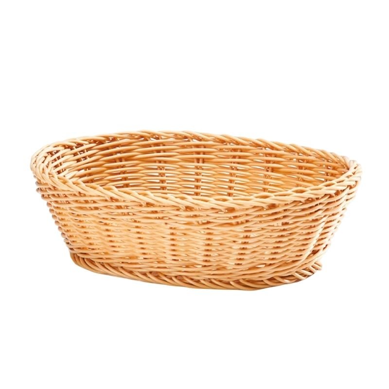 Zicco JQ-1001 Oval Ekmek Sepeti 25x19x8 cm Açık Renk