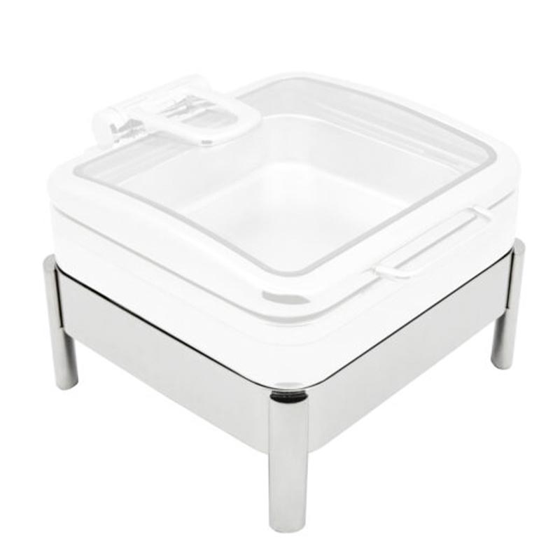 Biradlı GRV-5023-A Lux حامل سخان طعام بأرجل، GN 2/3