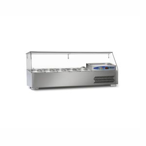 Dampak Soğutmalı Set Üstü Saladbar GN 1/4 5 Küvetli 120x35 Cm 29 L