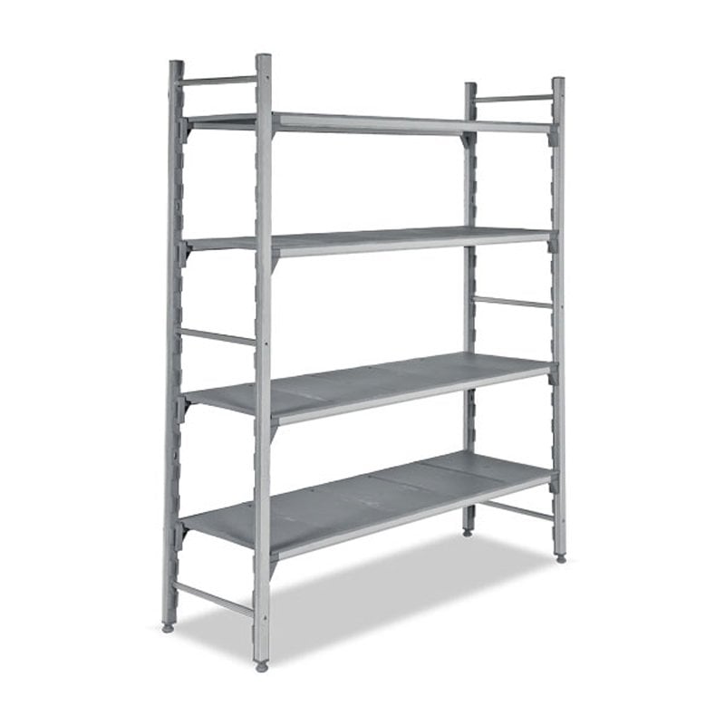 Empero 4 Katlı Polipropilen İstif Rafı Düz Tablalı 557x50x180 Cm