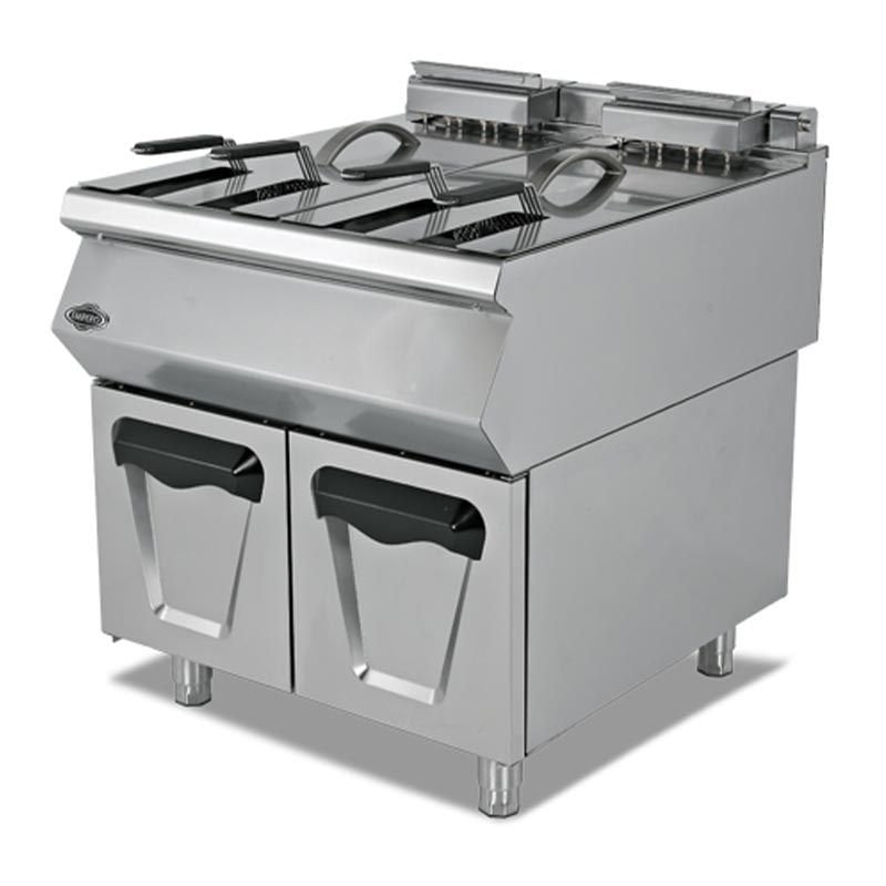 Empero 900 Plus Seri Fritöz Dolaplı Gazlı 24+24 Lt 80x90x85 Cm