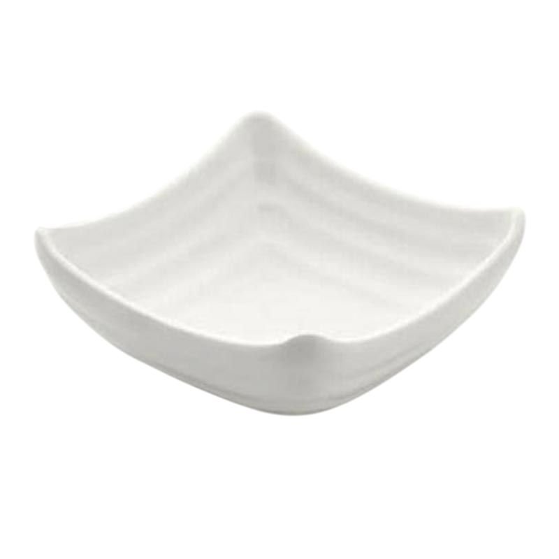 Külsan 13100.CW Thermoset Ramekin Minimal Kare Model 11x11 cm 100 ml Beyaz