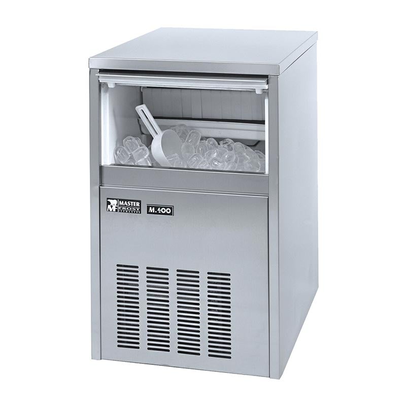 Masterfrost M-400 ماكينة صنع الثلج الذواقة مع صندوق، سعة 40 kg/يوم