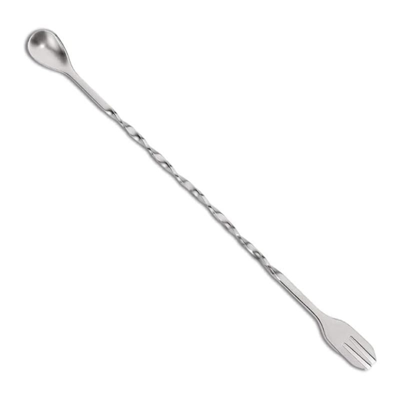 Mutfak10 BKK-02 Bar Kokteyl Kaşığı Çatallı 30 Cm