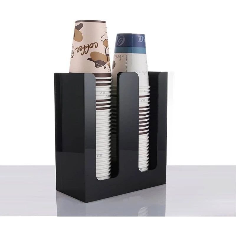 Mutfak10 ORG-03 Düz Karton Bardak Standı 2'Li 16 OZ