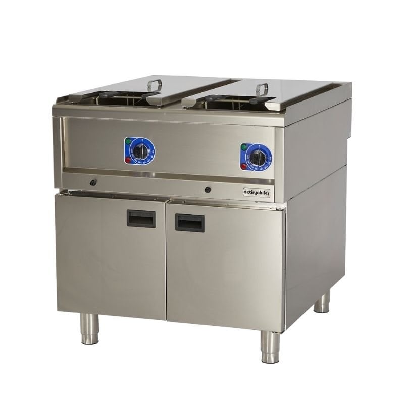 Öztiryakiler Optimum 900 Seri Fritöz Dolaplı Elektrikli 22 Lt+22 Lt 80*90