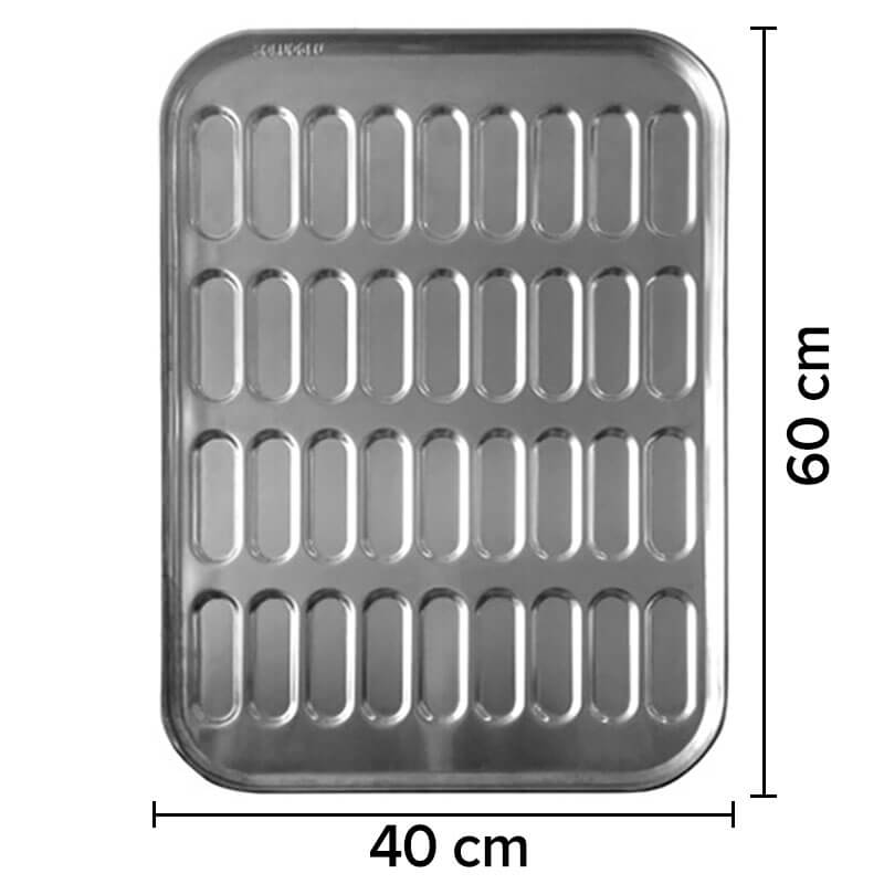 Sofuoğlu Sandwich Bread Pan 8-Cavity 40x60 cm 100 Gram