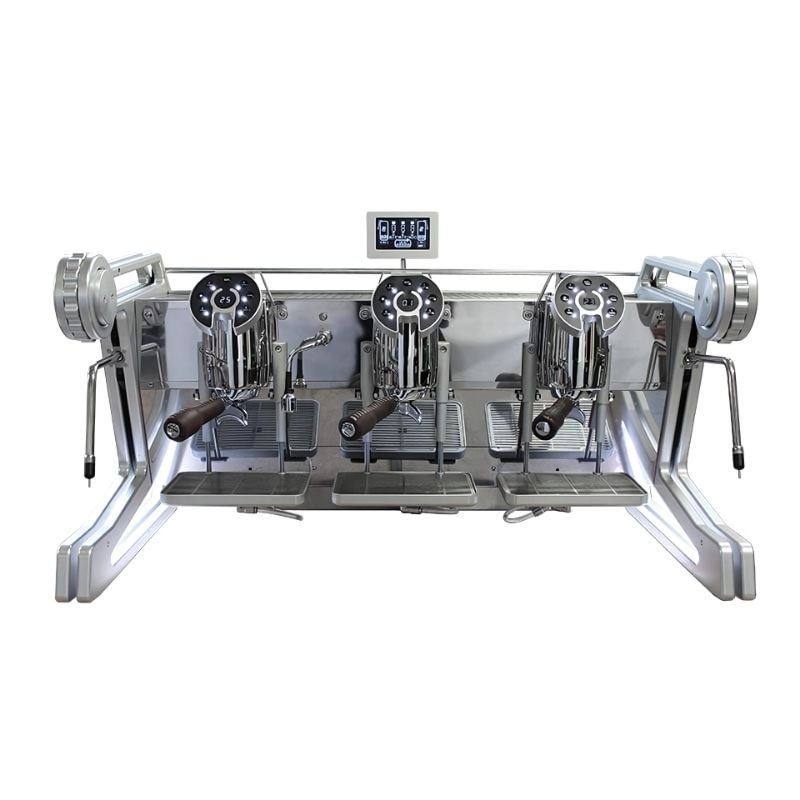 XLVI STH9-3GR Tam Otomatik Espresso Kahve Makinesi 3 Gruplu İnox