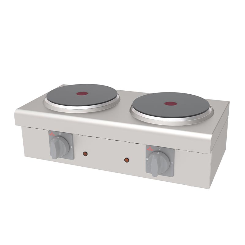 Atalay AEO-02 Set Üstü 2 Pleytli Mini Ocak 63x36x17 cm Elektrikli
