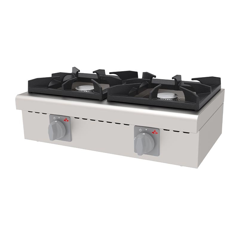 Atalay AGO-02 Set Üstü 2 Pleytli Mini Ocak 63x36x17 cm Gazlı