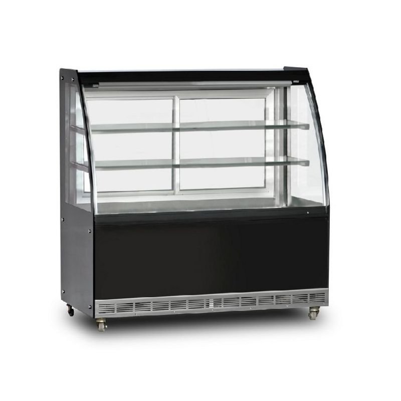 Dampak Soğutmalı Pasta Teşhir Ünitesi Bombe Camlı 480 L 130x70 Cm