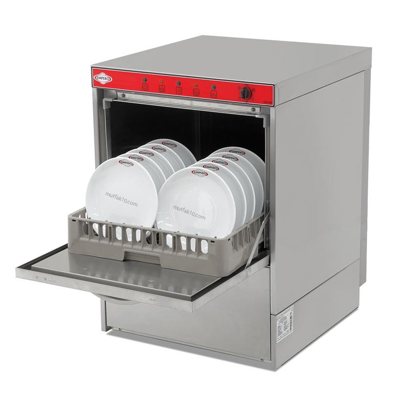 Empero EMP.500-380 Under-Counter Dishwasher 380V with Drain Pump 500 Plates/Hour