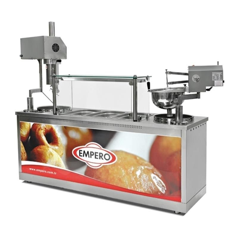 Empero EMP.LK.006 Saray ve İzmir Lokma Makinesi Tezgahı Gazlı 220x70 Cm