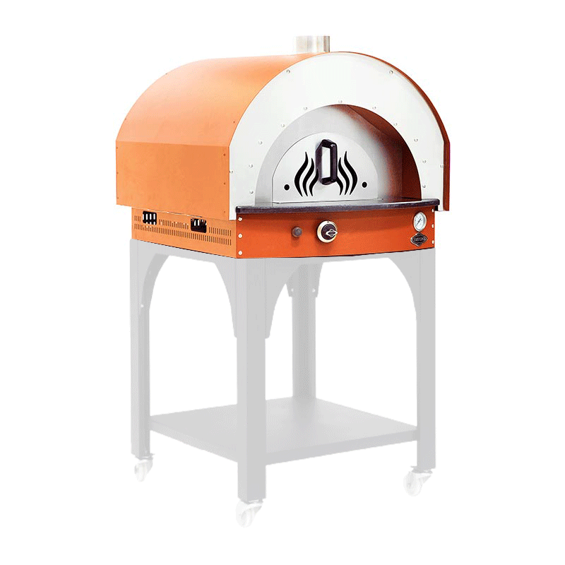 Empero PLF.PLS.D5-W-O Taş Tabanlı Pizza Ve Pide Fırını Odunlu Turuncu 25 Cm x 4 Pizza Kapasiteli
