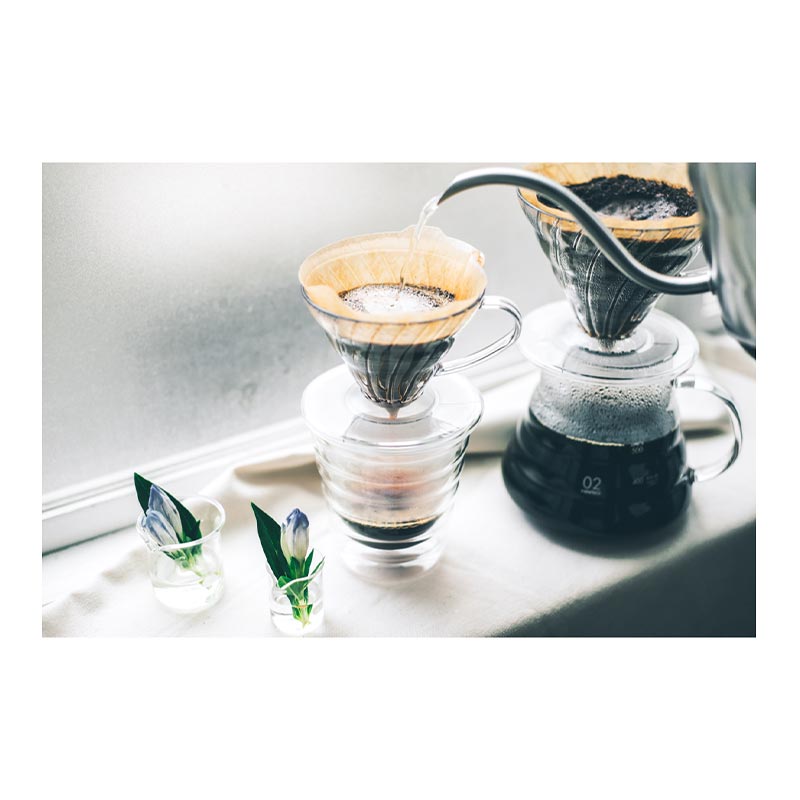 Hario V60 01 Plastik Dripper, Şeffaf