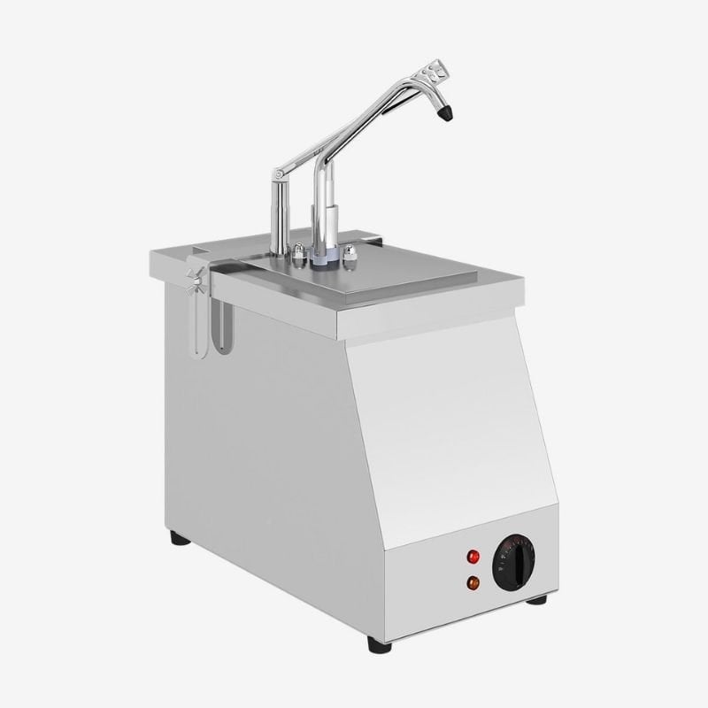 Kalando KD-021 Benmari Isıtmalı Sos Pompası Paslanmaz GN 1/4 5.25 L