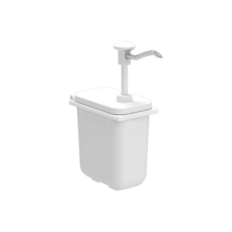 Kalando KDP-003 Basmalı Sos Pompası Plastik 1.9 Litre Beyaz