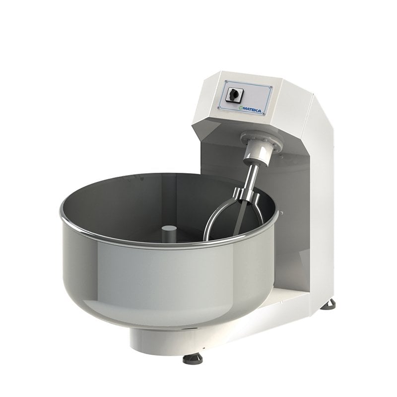 Mateka HYM 900KDT Kapaklı Hamur Yoğurma Makinesi 2 Hız 125 Kg 380V