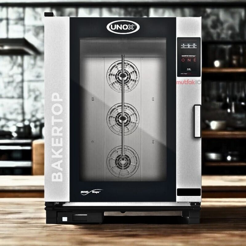Unox Bakertop One Combi Patiseri Fırın 10 Tepsili 40x60 Cm Elektrikli XEBC-10EU-E1RM