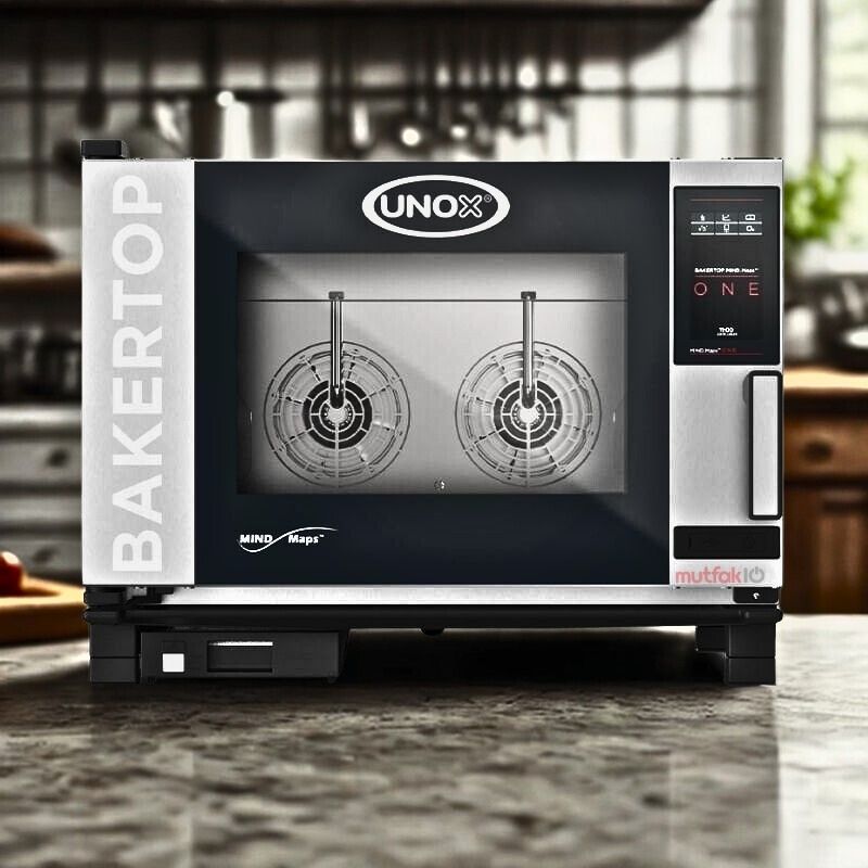 Unox Bakertop One Combi Patiseri Fırın Dijital 4 Tepsili 40x60 Cm Elektrikli XEBC-04EU-E1RM