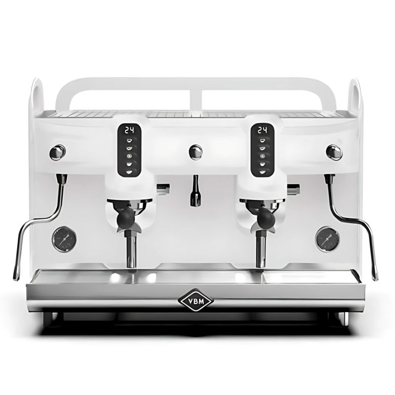 VBM Black Moon Tam Otomatik Espresso Kahve Makinesi 2 Gruplu Beyaz