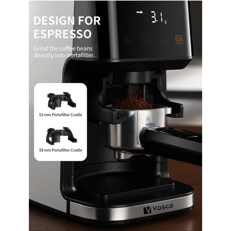 Vosco KD-CG018 مطحنة قهوة للمنزل 40 مم