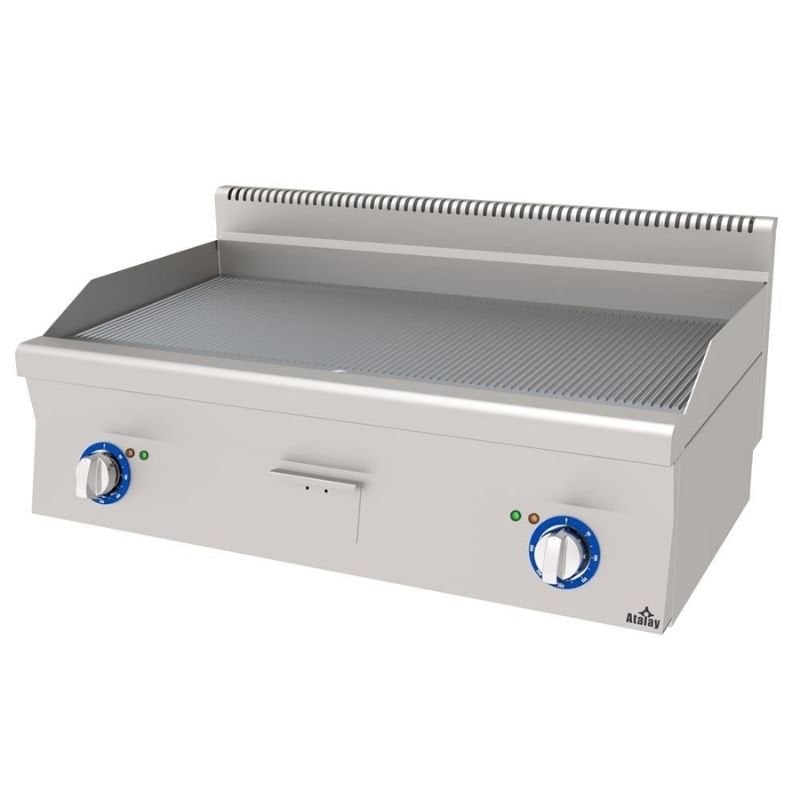 Atalay 600 Seri Nervürlü Pleyt Izgara Set Üstü Elektrikli 100x60 Cm