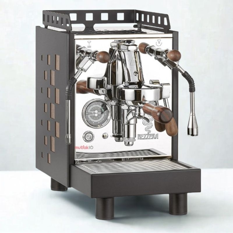 Bezzera ARIA TOP-MN Black Semi-Automatic Espresso Coffee Machine, 1 Group