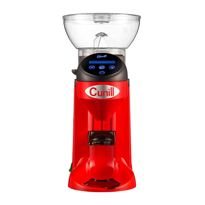 Cunill Tranquilo Tron Digital Coffee Grinder On Demand Red